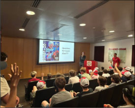 Campers in classroom